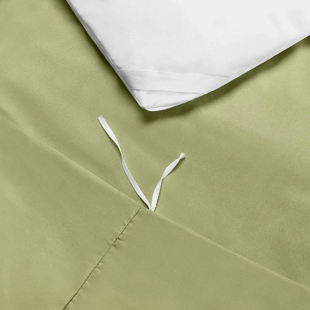 Nestl Bedding Duvet Cover 3 Piece Set Ultra Soft Double Brushed Microfiber QUEEN